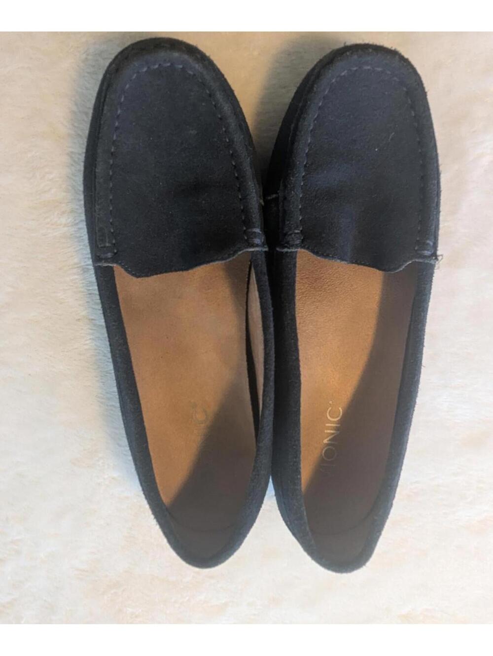Vionic Navy Suede Loafers